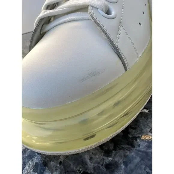 Alexander McQueen unisex Oversized Sneaker Clear Sole - White Womens Size EU 40 - Picture 7 of 13